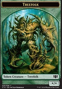 (image for) Treefolk // Wolf Double-sided Token